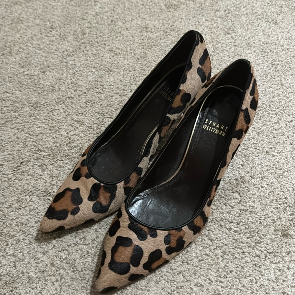 Stuart Weitzman Leopard Heels